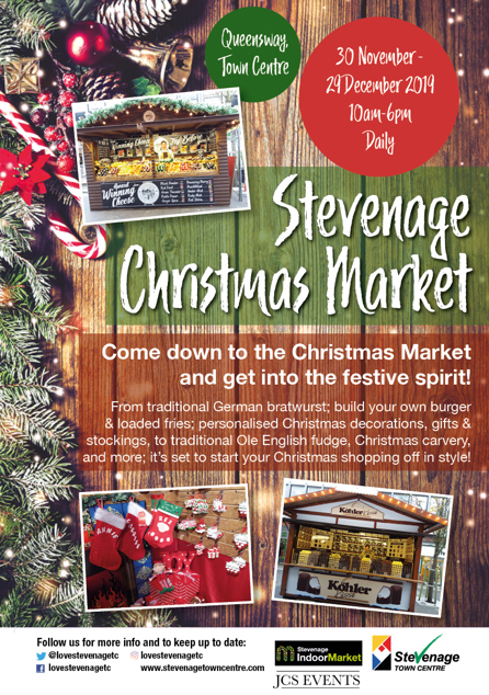 Christmas Market Stevenage Town Centre